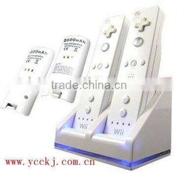 For nintendo wii blue light charge station