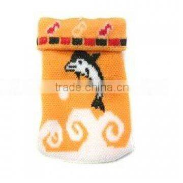 Knitted cute fashion cellphone pouch