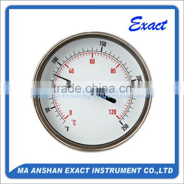 Hot sale Back connection stainless steel bimetal thermometer