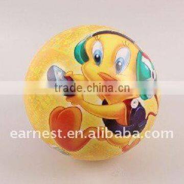 4C Printing 9" Inflatable Toy Ball for Promotion