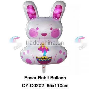 New Design Big Size Easter Rabit Helium Foil Balloon Easter Balloon