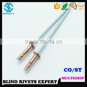 FACTORY DOME HEAD COPPER MULTI GRIP RIVETS photo-5