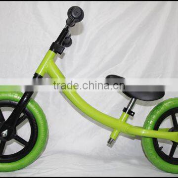 12inch perfect light steel aluminum balance bike for 3 to 6 years old kids