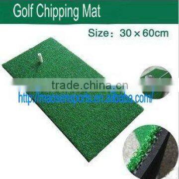 mini size portable indoor or outdoor practice golf chipping mat artificial grass rubber golf mat