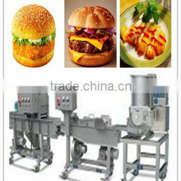 minin automatic chicken burger making machine