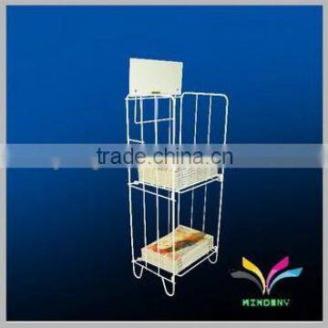 Manufacture OEM Design Metal Lecturer Stand Furniture for Magazine photo-2