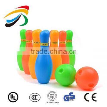 children colorful mini bowling set