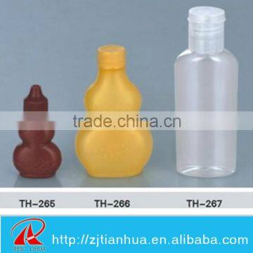 Supplier High Quality Small mini Colourful medicine bottle,PE flip top plastic bottle,