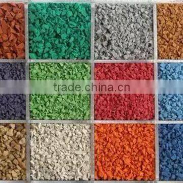 Colorful epdm rubber granules for flooring surface and artificial grass infill