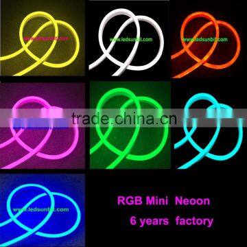 High Bright ! RGB Color Changing Neon Lights Led Flex Rope Light