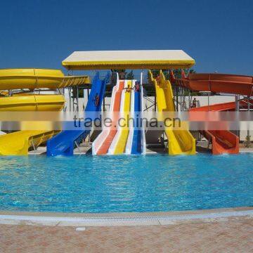Water Park High Speed Fiberglass Trumpet Slide photo-2