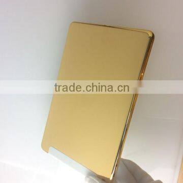 china wholesale custom design gold for ipad back housing