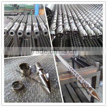 Bimetallic Injection Screw Barrel Extruder Screws Barrels