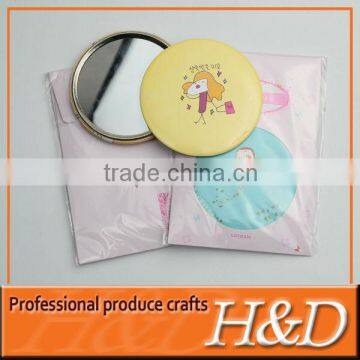 tin pocket cosmetic mirror with paper packing