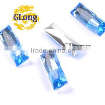 7*21mm Acrylic Point Back Rectangular Mix Color Bling Rhinestone&Crystal For Stylish Bags Garment Shoes #GY014-21P(Mix-s) photo-3