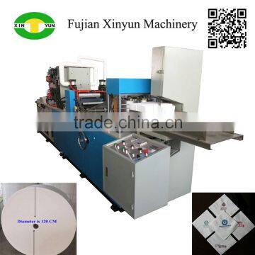 Napkin Tissue Paper Making Machine with embossing and color printing