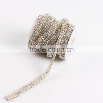 Garment Accessories Decoration Diamond Chain With Hot Fix Adhesive Rhinestone Ribbon photo-2