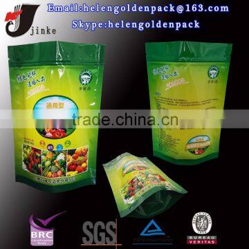 Fertilizer Plastic Packaging Pouch /stand up Fertilizer Bag