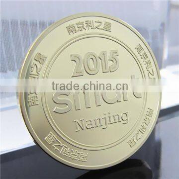 Coin Blanks for Game / Pure Brass Metal Coin / Embossed Number Token Coin photo-2