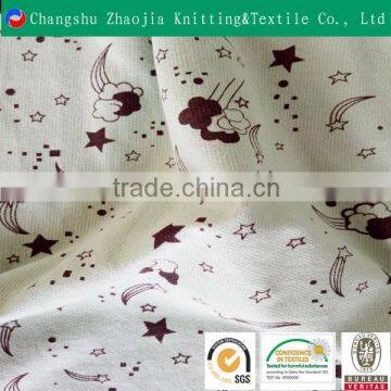 Changshu hot sale knitted cotton polyester spandex fabric / swiss cotton fabric