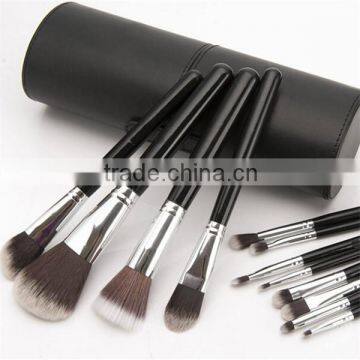 2014 Cheap 12 pcs makeup brushes with makeup brush for lady