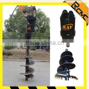 Heavy duty auger hole in construction industry