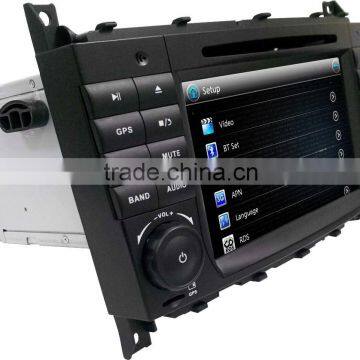 Car DVD for Benz C-class With GPS 7 Inch RDS IPod/iPhone Radio BT 3G WiFi Moudle MTK3360 Platform 800MHZ CPU photo-3