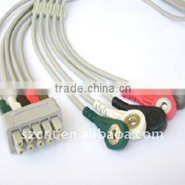 5-pin ECG cable leadwire