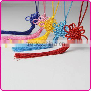 handmade Chinese knot car mirror pendant car decorative tassel