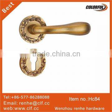 Zinc alloy diecast Matt chrome entrance door Handle