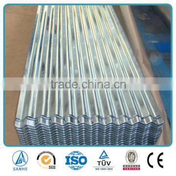 Hot dip Galvanised / Galvanized corrugated steel roofing sheet