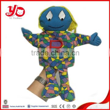 Custom soft hand puppet plush hand puppet toy