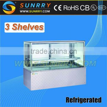 Cake Showcase Chiller/Acrylic Cake Display Cabinet/Refrigerated Cake Display Cabinet (SY-CS368C SUNRRY)