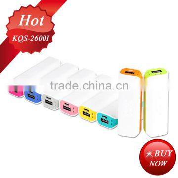 phone charger portable 2600mah power bank charge