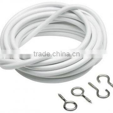 flexible PVC coated metal spring Curtain Drape Wire