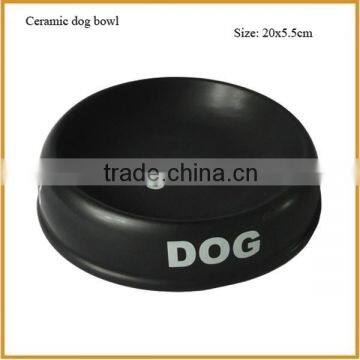 handmade black ceramic dog bowls pet bowls for sales