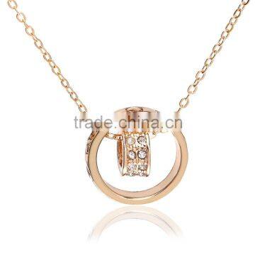 Wholesale 18k Gold Jewelry Rhinestone Jewelry Wedding Gold Necklace Designs