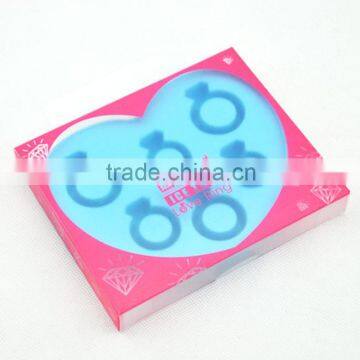 100% Food Grade Wedding Gift Love Diamond Ring Ice Cube photo-5
