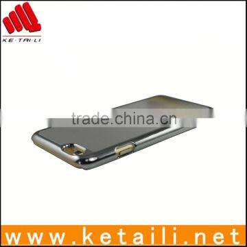 Best Selling Silver Color Metallic PC Mobile Phone Case for IPhone 6