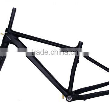 China Factory Full Carbon Fiber 120mm BB Width 197mm Rear Spacing 26er Carbon Snow Bike Fat Bike Frames MTB Frameset AG120