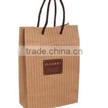 Brown copper paper bag