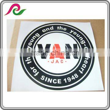 waterproof logo custom sticker