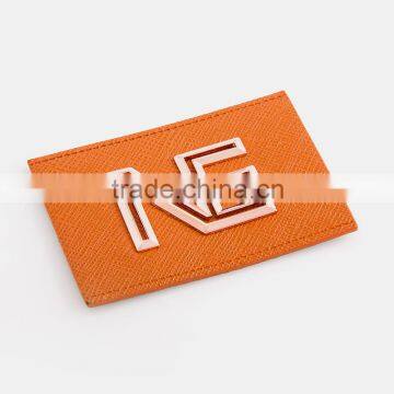 Brand Name Jeans Accessories Leather Patch for Jeans With Metal Jeans Leather Patch photo-3