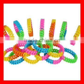 Various Cheap Silicone Weave Bracelet for custom