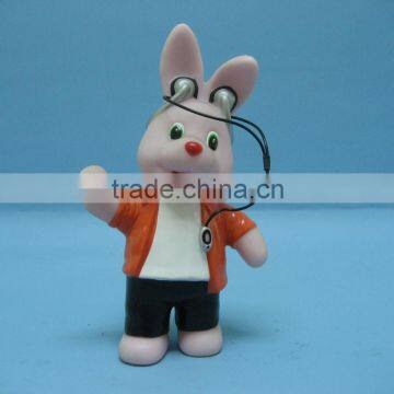 Plastic rabbit doll