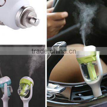 Water Bottle Steam USB Humidifier Air Mist Diffuser photo-4