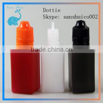 square plastic bottle with top quality 30ml dropper bottle wholesale eliquid plastic bottle made in China