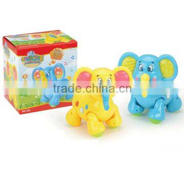 Walking cartoon elephant music dancing light toy for kids