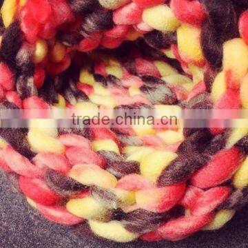 Super Thick Woolen Yarn Crocheted Hat photo-4