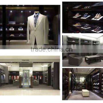 Modern Luxury Shop Interior Menswear Display Design